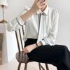 New ArrivalS Open Run Women S Winter Ribbon Collar blouSe