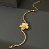 New Fashion 5 Petal Exquisite Flower Bracelet Personalized Versatile Women's Petal Bracelet Festival Party Girl 2025 Jewelry