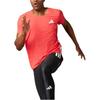Adidas Adizero Running Tee Logo Round Neck Slim Fit Short Sleeve T-Shirt Men Tops Red IX8987