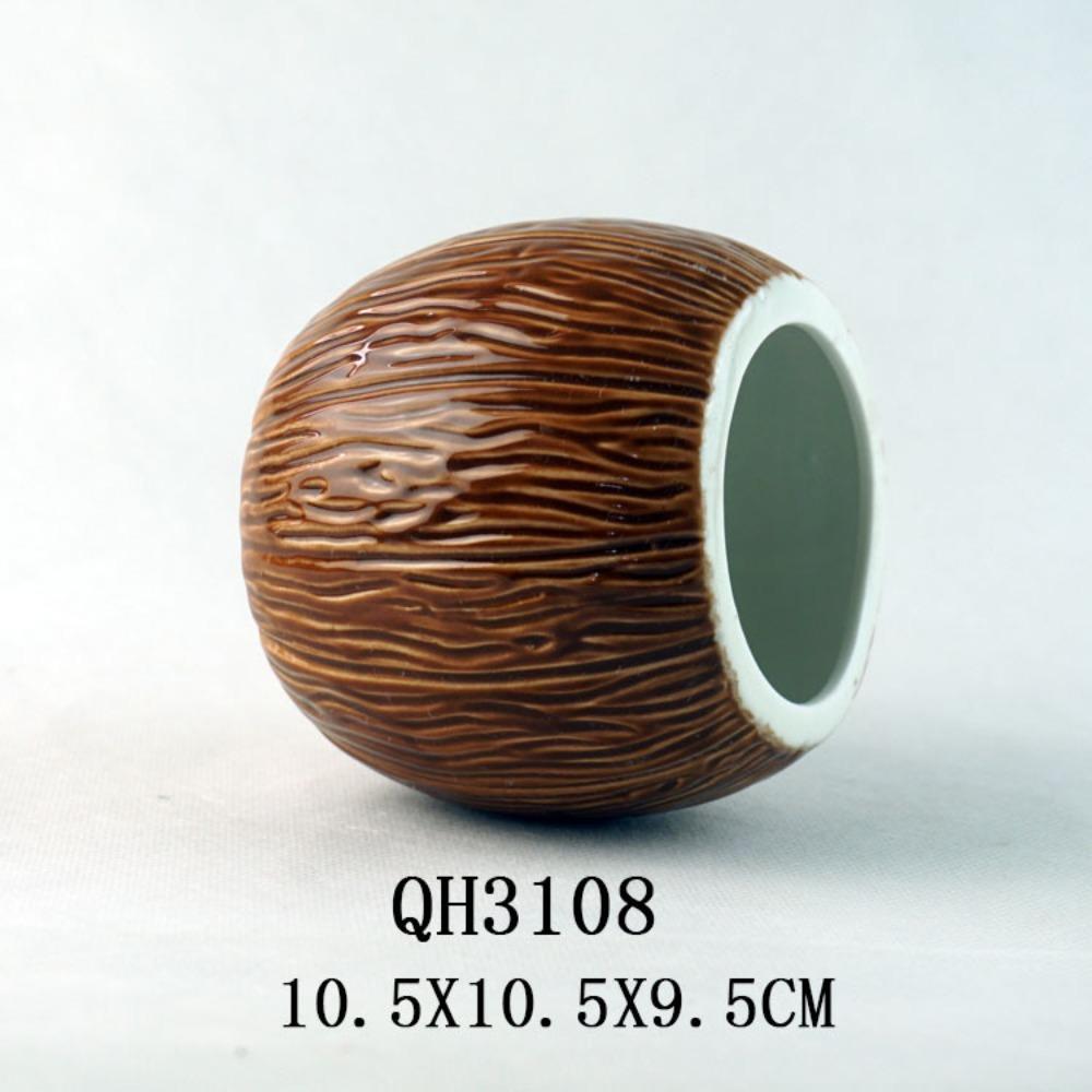 ceramic mug creative cocktail glass embossed water glass tiki cup zombie face 501-600ml