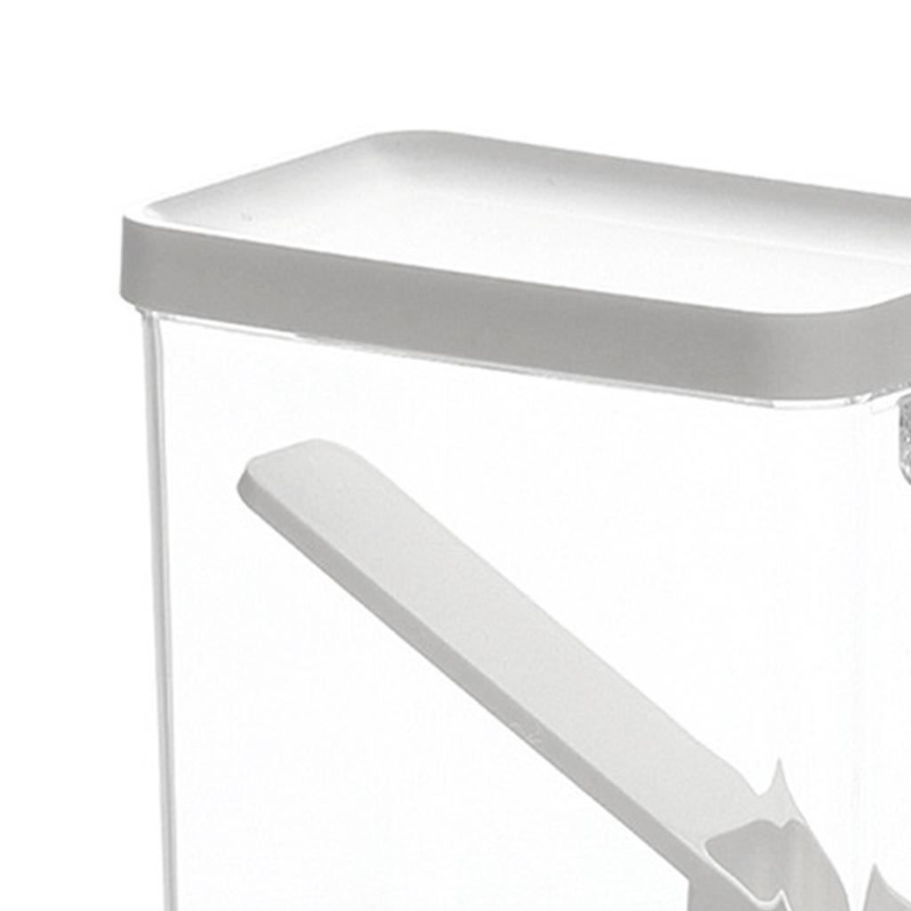 Seasoning Box with Cover Clear Large Capacity Seasoning Storage Container for Spices Salt Sugar Herbs