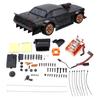 EX‑07 1 7 RC Car Frame Kit with Wheels Aluminum Alloy DIY Remote Control Car Chassis Frame Model Accessory