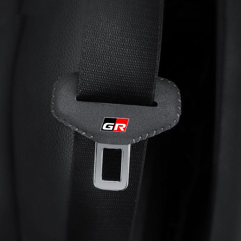 

For Toyota GR 86 Supra Yaris RAV4 Prius Corolla C-HR Auris Car Seat Belt Clip Seatbelt Buckle Plug Protective Cover Accessories