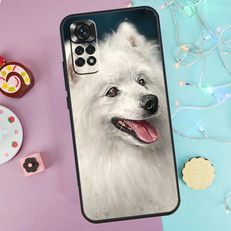 Japanese Spitz Dog Case For Xiaomi Redmi Note 14 13 9 10 11 12 Pro 9S 10S 11S 12S Redmi 13C 10C 12C 14C Cover