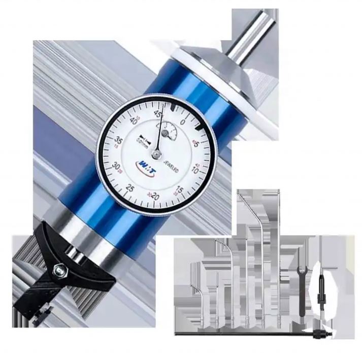 TEBAK Coaxial Centering Dial Test Indicator Set 0-3mm Precision Centering Lever Table Positioning Table Centering Dial Indicator