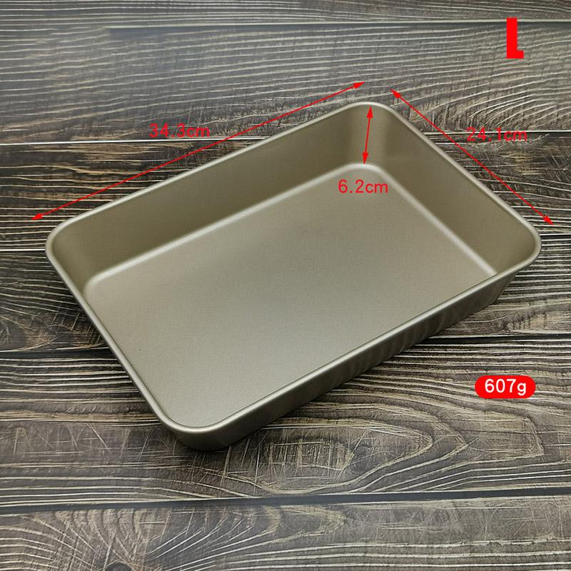 Nonstick Bakeware Rectangular Cake Pan Multipurpose Quick Release Cake Bread Toast Baking Pan