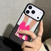 Capa Case for iPhone 17 Air 16 Pro Max 15 Plus 11 13 Mini 14 12 Back Phone Cover red high heel shoes Cute