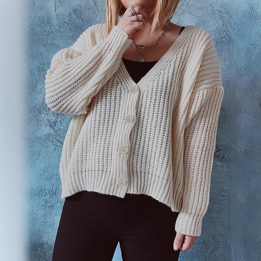 Autumn Cardigans Sweaters For Women Winter Long Sleeve Single Breasted Knitted Sweater Outerwear Coats