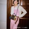 Machimachi bag, color matching portable small square bag, genuine leather women's bag, niche fashion messenger bag, autumn and winter new models