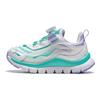 Li Ning Kids Sports Lifestyle Soft Comfortable Casual Shoes Kids Casual Shoes Standard-White Fluorescent-Jade-Green Light-Purple YKNU090-18