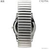 Crepha Analog Quartz Watch Men's 3ATM Waterproof Calendar Function Stainless Steel Band 20mm White Silver