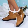Fashion Women Snow Boots Winter New Thick Plush Non-slip Boots Women Fashion Warm Fur Shoes for Women Outdoor Casual Comfortable Shoes