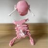 3D Dancing Skeleton Toy: Novelty Decompression & Funny Prank Sculpture