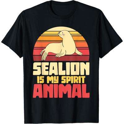 Sea Lion Is My Spirit Animal Seal T-Shirt