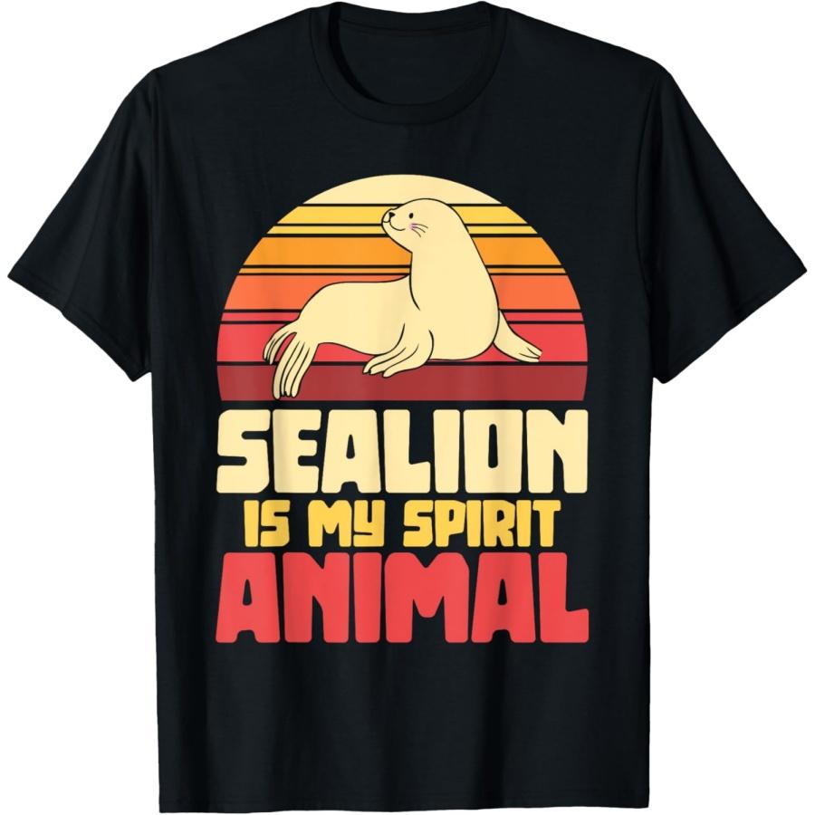 

Sea Lion Is My Spirit Animal Seal T-Shirt XXXXXL чёрный