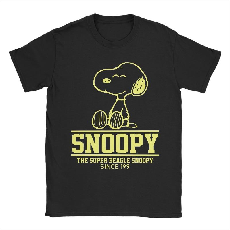 Unisexs Womens Cartoon Snoopy Peanuts TShirt Cotton Printed TShirt Top Casual Fashion Unisex Womens Y2K Harajuku TShirt