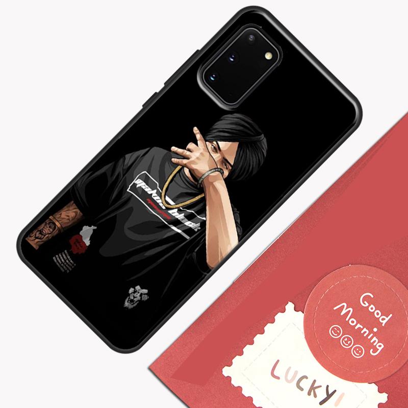 Indian Rapper Sidhu Moose Wala Case For Samsung Galaxy S22 S21 S23 Ultra Note 20 S8 S9 S10 Note 10 Plus S20 FE Back Cover