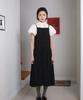 COTTON BELL Seersucker Smocked Dress - Black