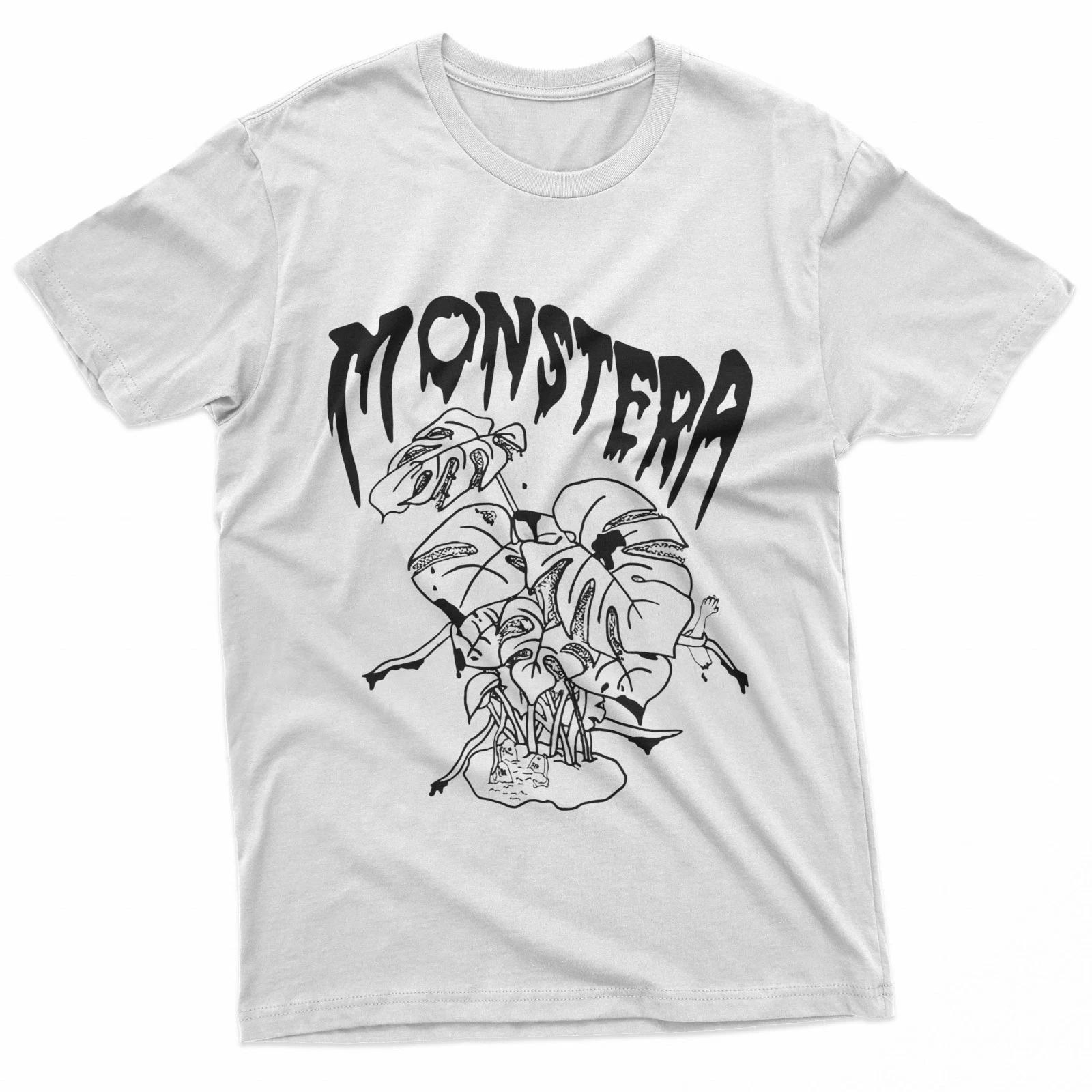 Monstera Monster Horror 100% Cotton T-shirt Mens Tees Top XL