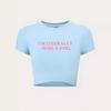European and American style women's clothing new INS personalized street letter printing short navel short-sleeved T-shirt top