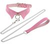 DOKiDOKi Collar and Leash for Human SM SM Choker Cosplay, Master/Slave/Cat Costume, Chain, Goods, Restraints, Handcuffs, Cosplay, Collar, Training,