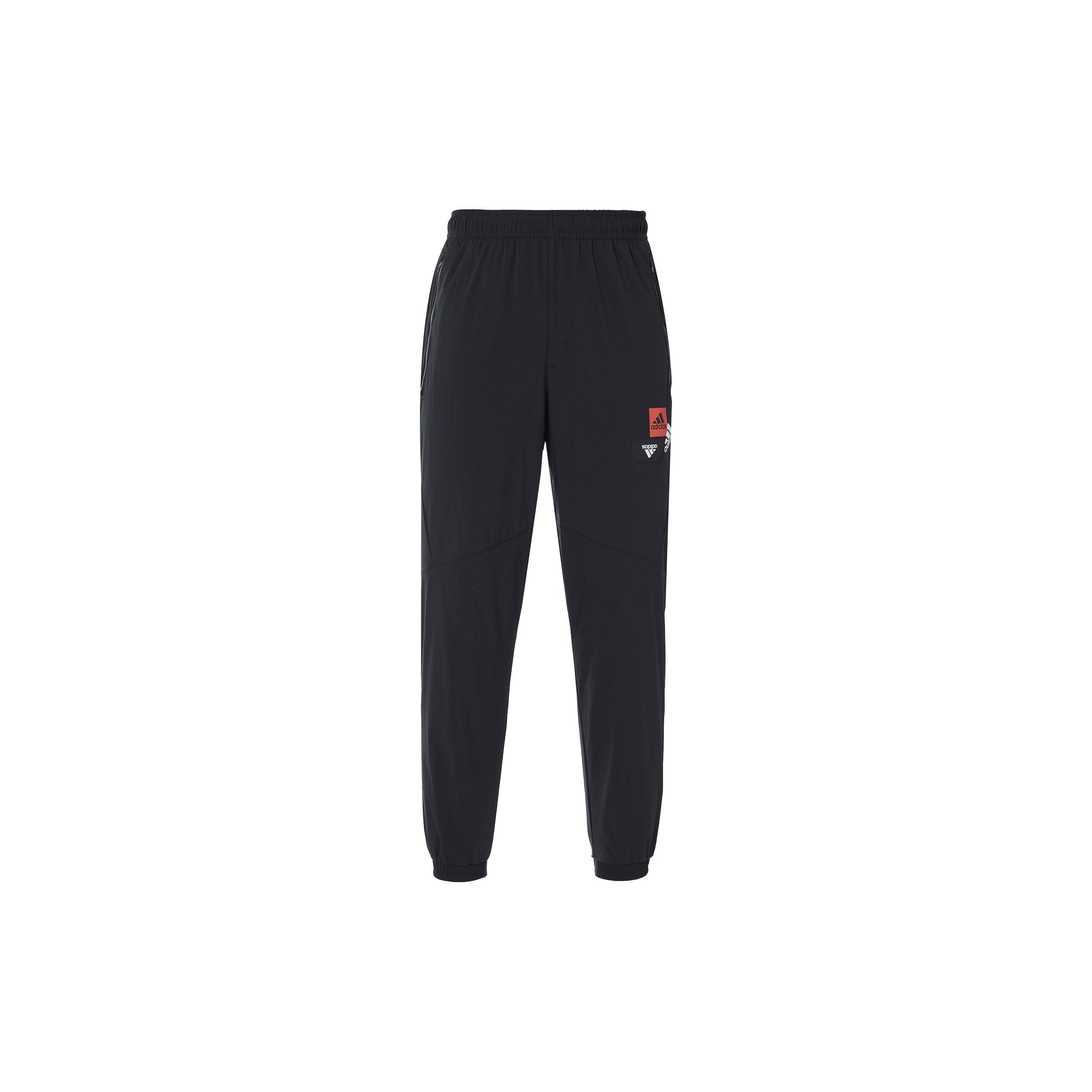 Men s adidas Mh Bp3 Wvpnt Logo Pattern Gym Sports Bundle Feet Autumn Black Pants HM2974 XS