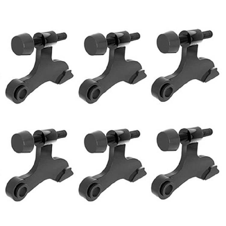 Door Top Hinges set US Type Door Stoppers set Heavy Duty Door Support Metal Hinges Pin Door Stop Simple Installation