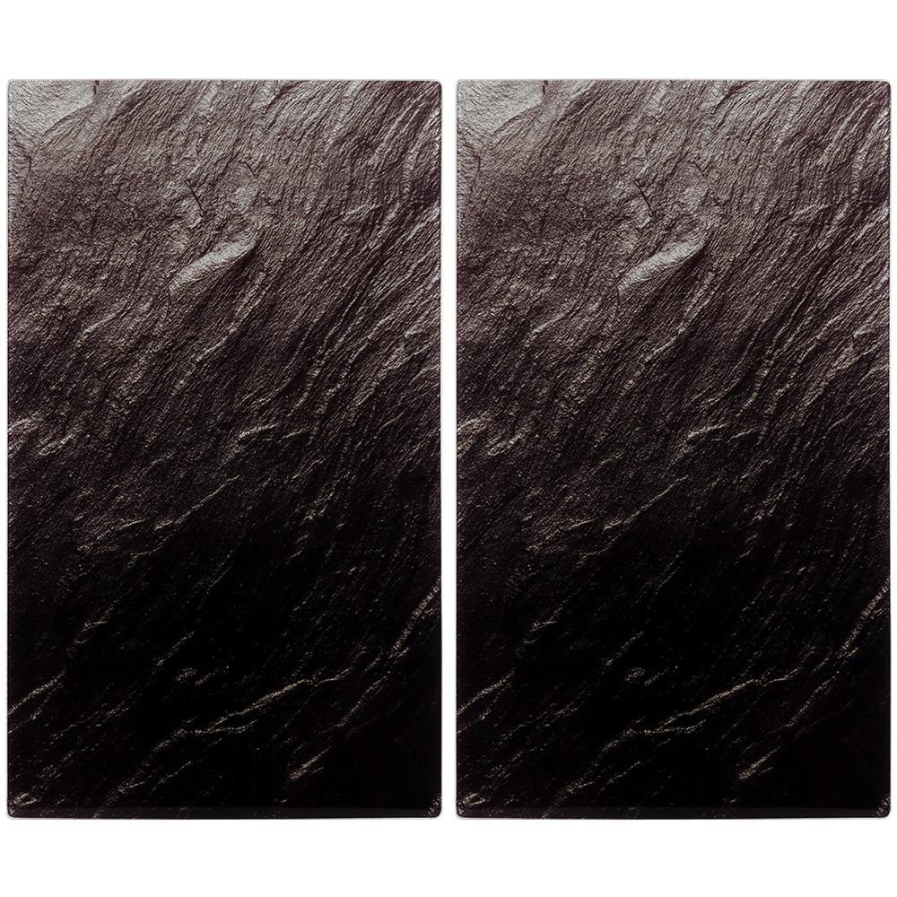Glass chopping board and cooker cover 60x52 cm 2 pcs.