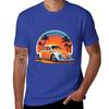 Sunset Drives: Vintage Iconic Car in Captivating Retro Sunset T-Shirt plus size t shirts cute clothes T-shirt