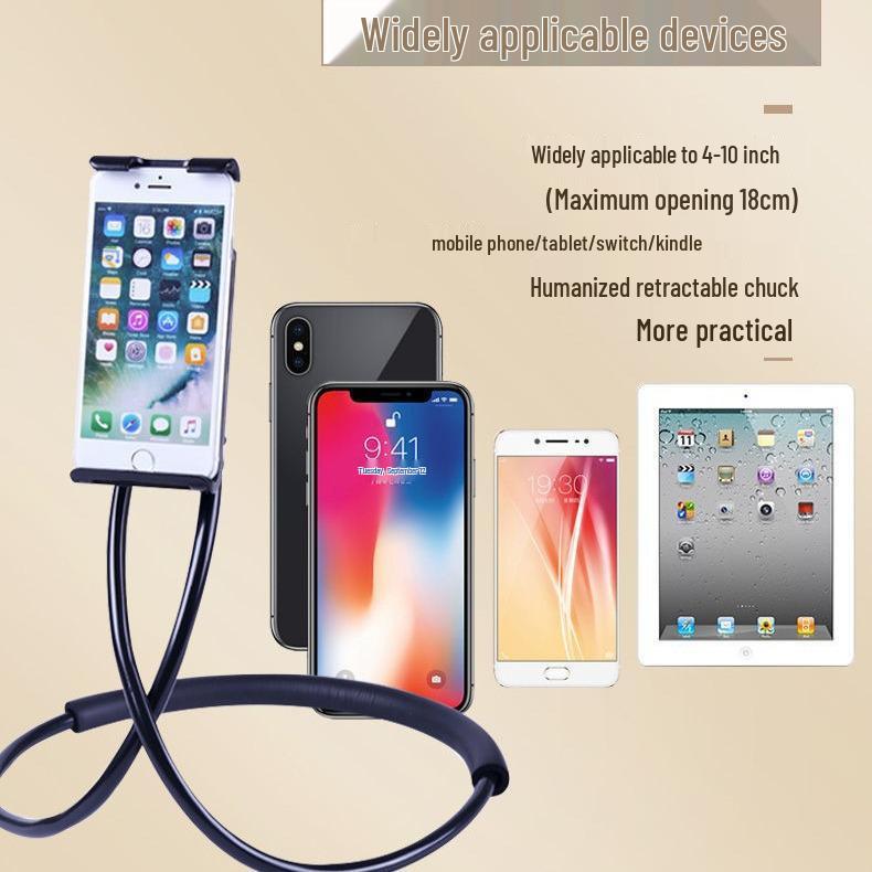 Universal Multifunctional Smartphone Neck and Bedside Holder