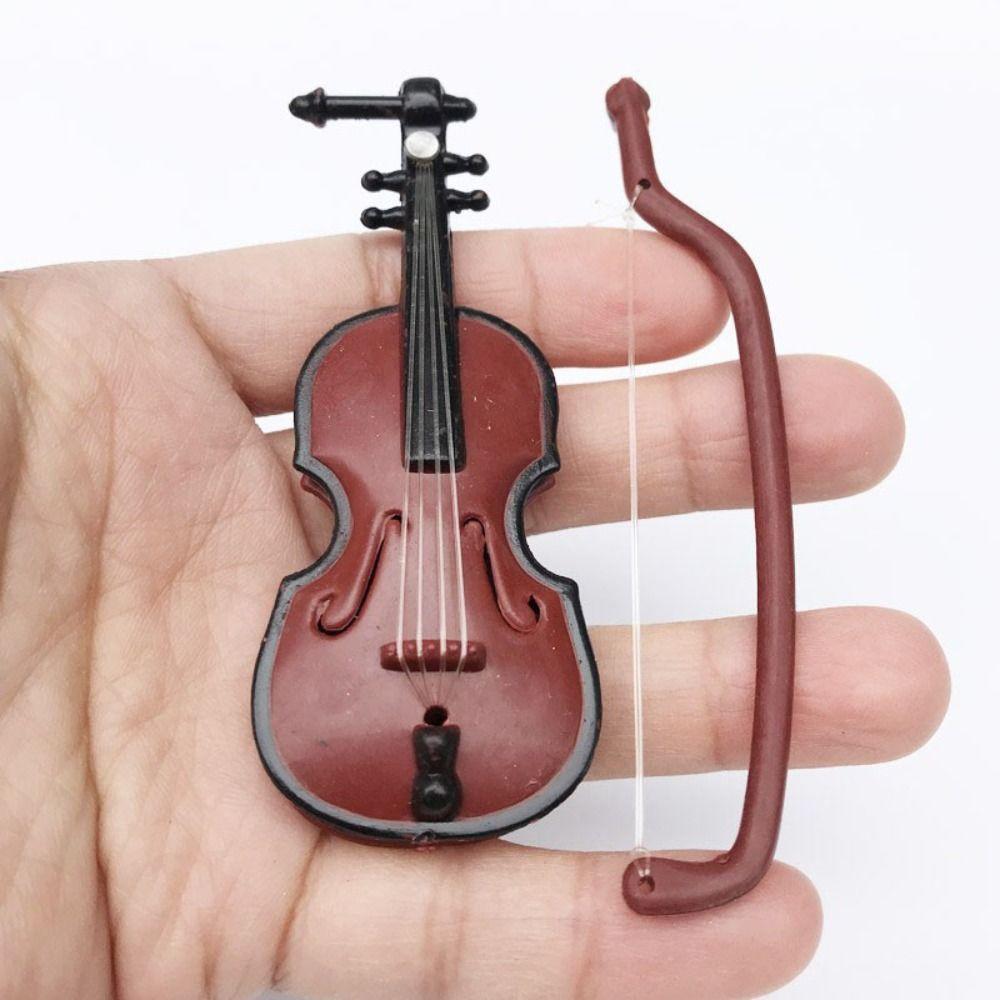Plastic Plastic Gold Musical Instrument Saxophone Dollhouse Mini Musical  1:12 Dollhouse