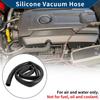 33 Ft 78" 22mm ID 3mm Thickness Silicone Vacuum Hose for Air and Water Black