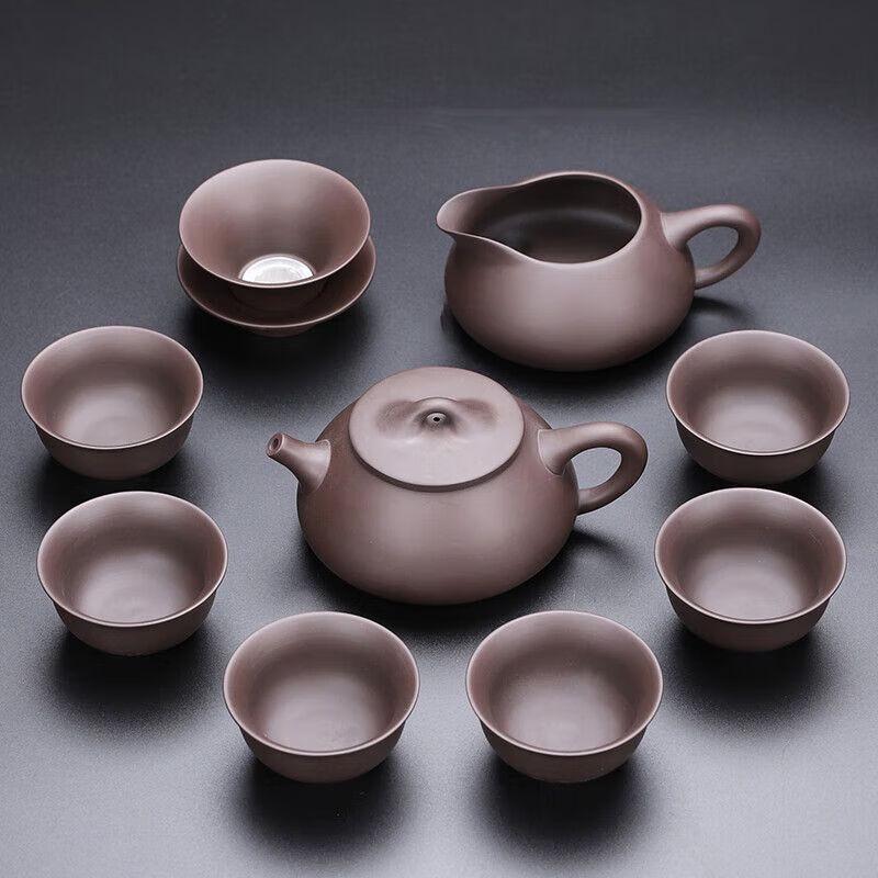 Traditional Zisha Purple Clay Kung Fu Tea Set N/A