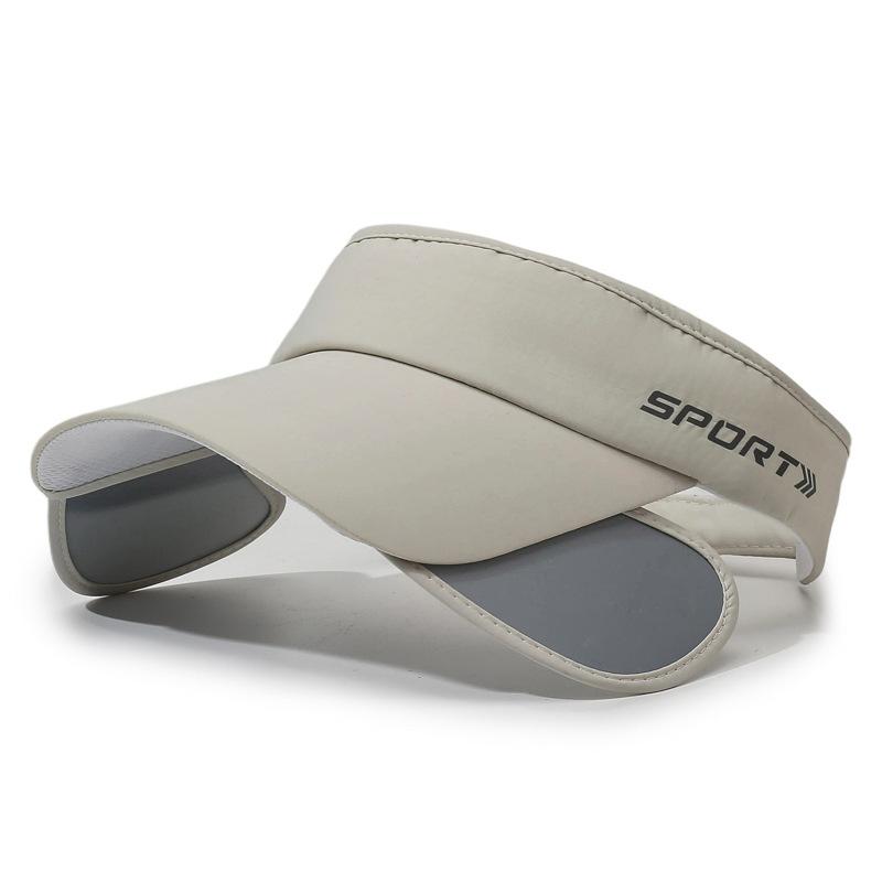 Summer Outdoor Sunshade Sports Retractable Hat Brim Empty Top Hat Men's Quick-Drying Sunscreen Cap Women's Running Sun Hat