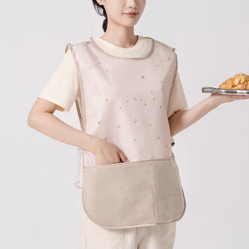 Cartoon Sleeveless Apron Waterproof Oilresistant Kitchen Workwear For Adults And Teens