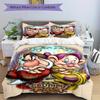 3pcs Grumpy & Dopey Printed Quilt Set Soft and Comfortable Quilt Cover for Bedroom, Guest Room W058