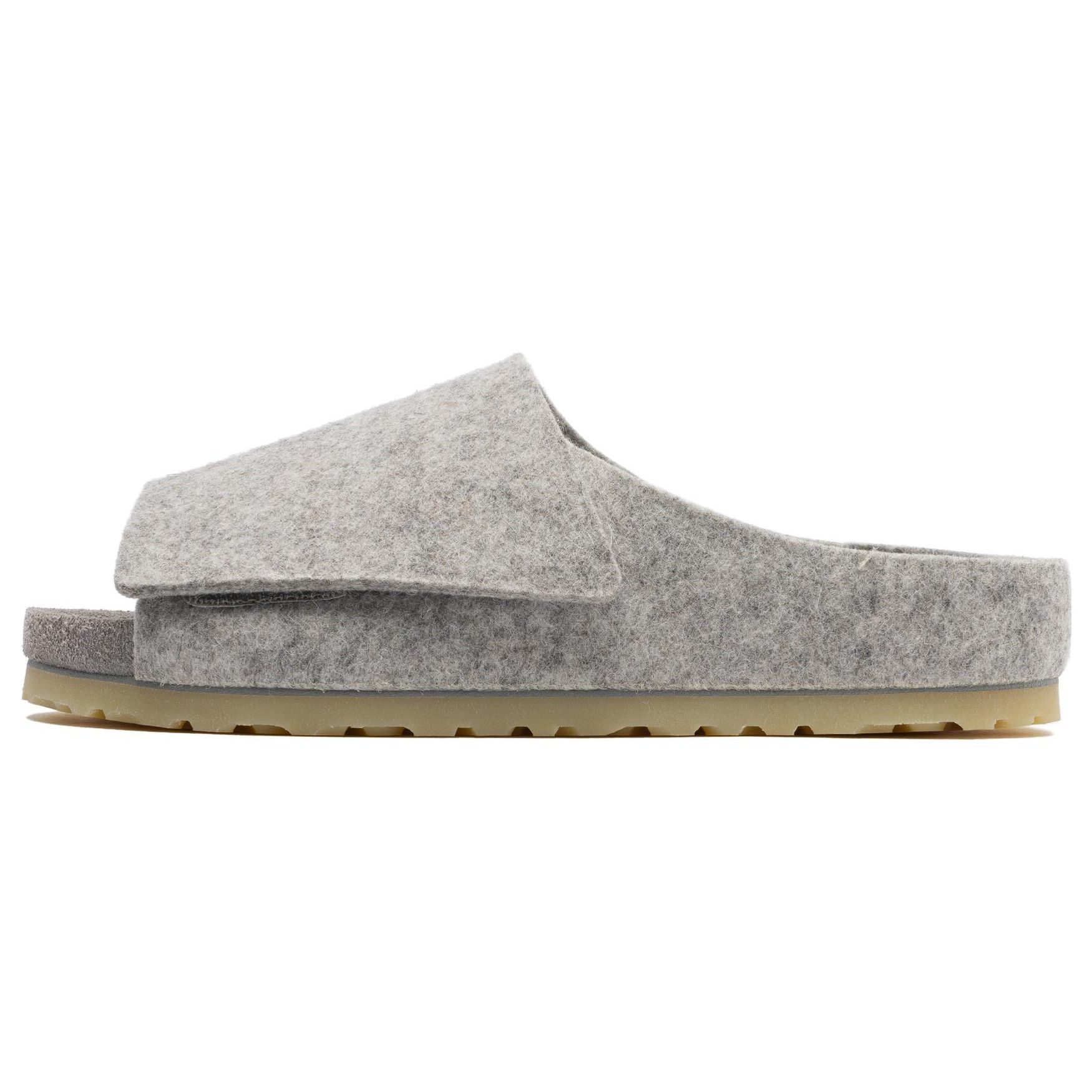 Fear of God x Birkenstock Los Feliz Войлок Цементный Меланж Унисекс Кроссовки Серый 1024760 36