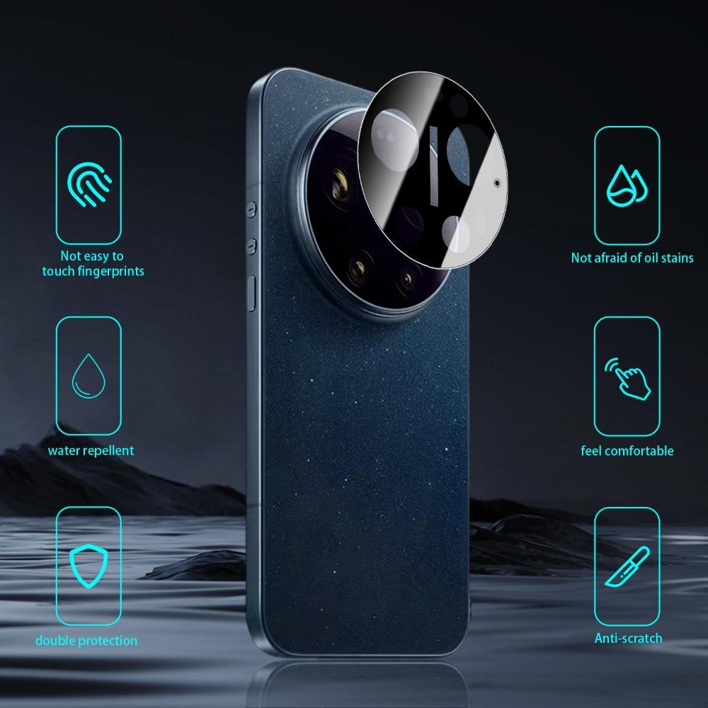 1-5pcs Easy Installation Tempered Glass Lens Protector for Xiaomi 17Ultra 9h Hardness Phone Back Camera Lens Film for Mi 17Ultra