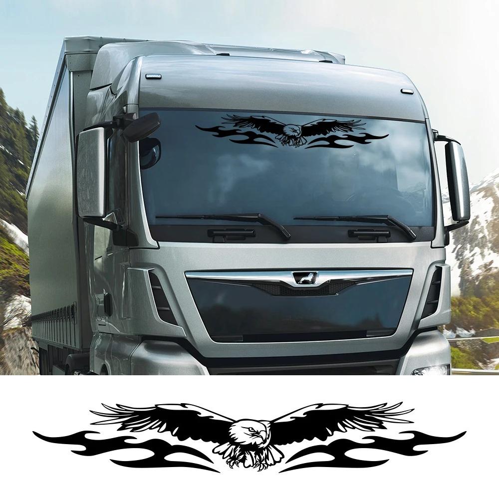 Auto Windschutzscheiben Aufkleber Für MAN TGX TG Automobil LKW Windschutzscheibe Adlerform Vinyl Abdeckung Dekor Aufkleber Auto Tuning Zubehör