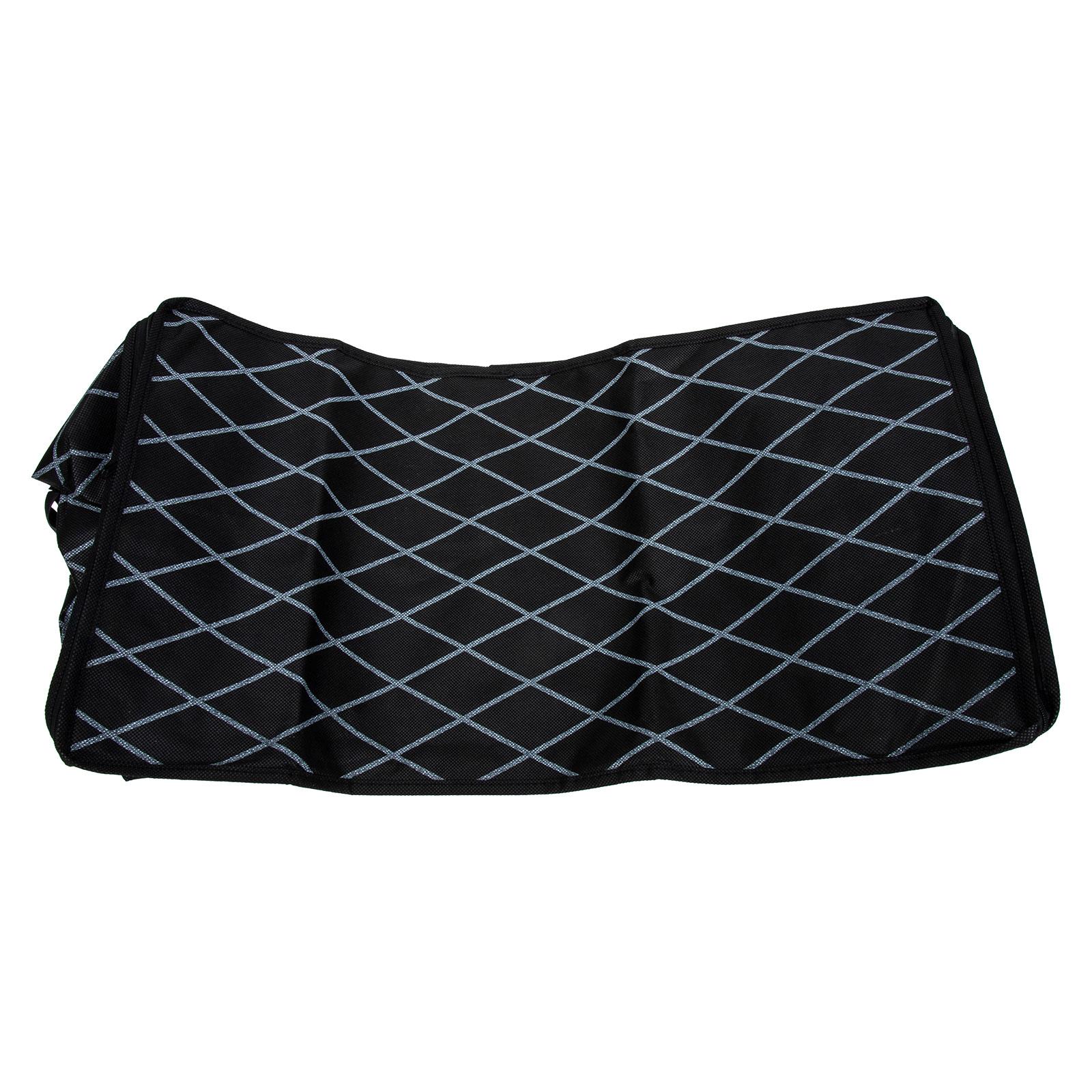 

Quilt Storage 58x31x30cm Foldable Large Capacity Clothes ganizer Non Woven Fabric Blanket Clothes Storage ganizer Container 58x31cm чорний