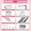 4-in-1 Women's Hair Remover and Electric Trimmer for Bikini, Pubic, and Nose Hair