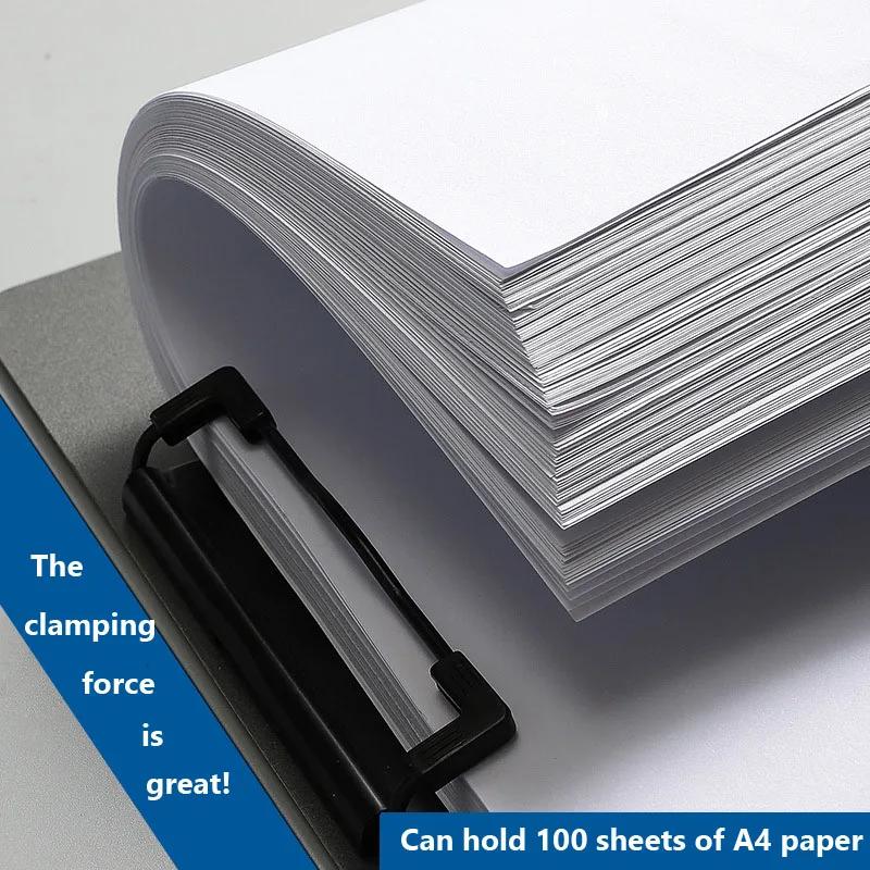 Double Clip Thickened File Folder With Writing Pad Office Multi-Functional PP Material Clipboard Organizers Desk Organizer