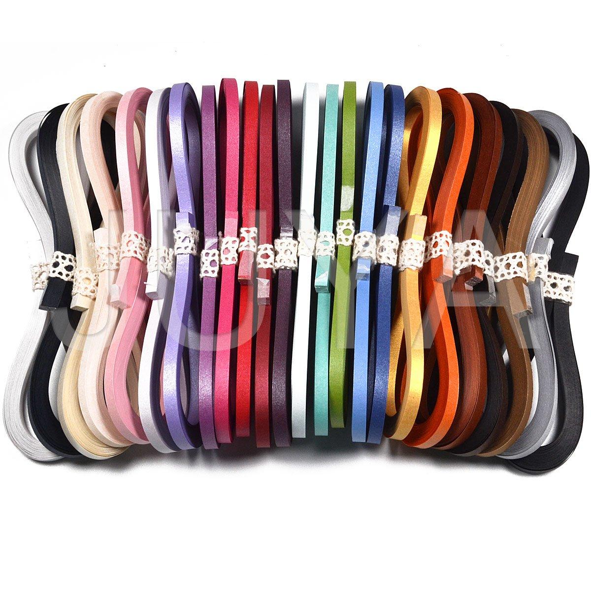 

JUYA Квиллинг Металлизированная бумага 24 5мм Доступна в наборах по ширине, цвета, ширина, 2/3/5/7/10мм