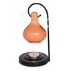 Ceramic Aroma Oil Diffuser Hanging Burner for Home Fragrance Decoration and Gifting, 4 X 8 Inch (Hanging - Orange)