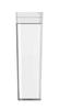 Asbel Barley Tea Pot One Push Bio SP-120 Square 1.2L White Stylish