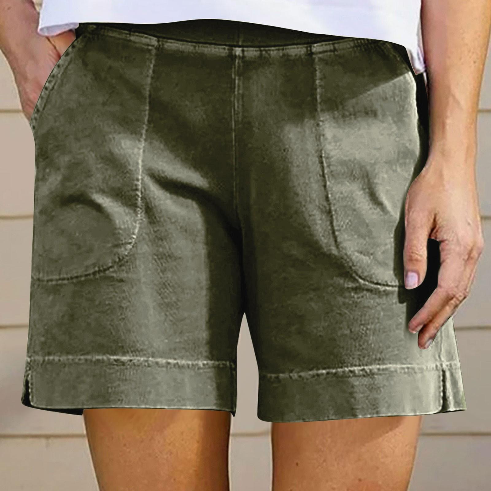 Женские Повседневные Летние Эластичные Пляжные Шорты Повседневные Шорты L