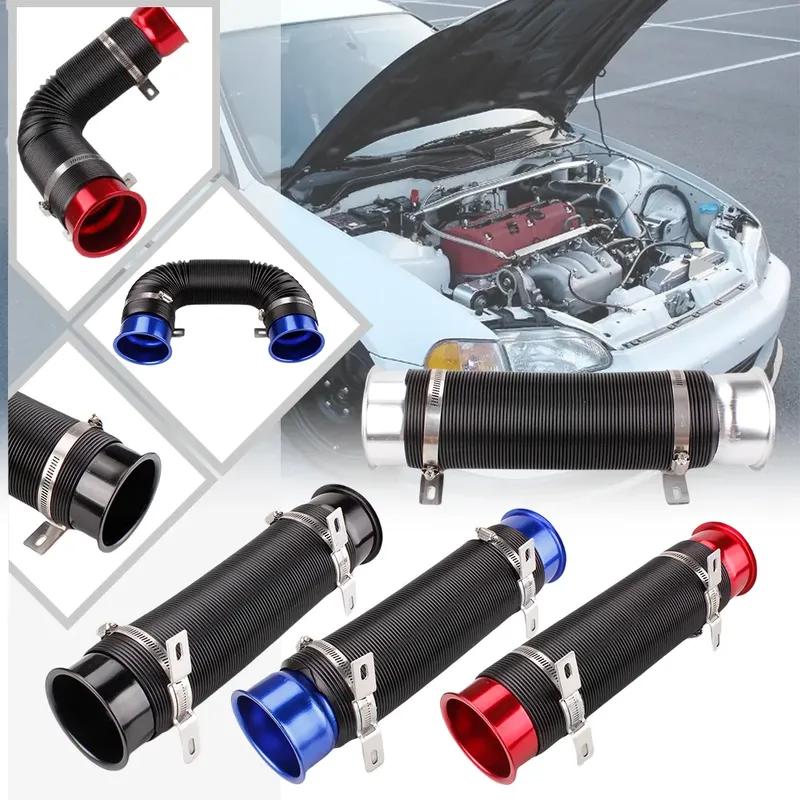 76MM Auto Studený Vzduch Turbo Sání Vstupní Potrubí Nastavitelná Flexibilní Hadice Potrubí Studené Sání Potrubí