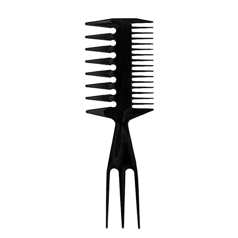 Volumengebender Kamm mit breiten Zinken zum Stylen von Haaren Lockenwerkzeuge Flauschige Textur Ideal für alle Haartypen Haarstyling-Werkzeuge