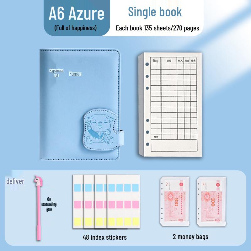 Planificator Finanțe Familie Student: Caiet A6 pentru Venituri, Cheltuieli, Stocare Chitanțe și Gestionarea Banilor