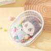 PVC Cotton Doll Display Bag with Keychain Cotton Doll Storage Bag  Doll Accessories
